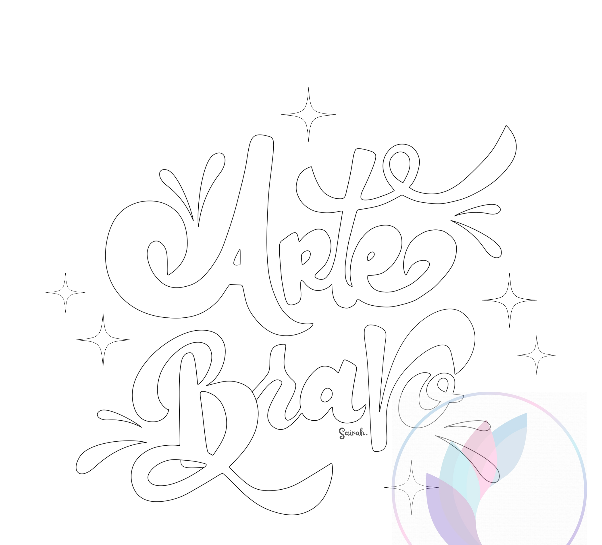 Dibujo Arte Bravo